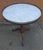 Mid 20th Century Mid-Century French Mahogany Marble Top Galleried Gueridon Table For Sale - Image 5 of 10