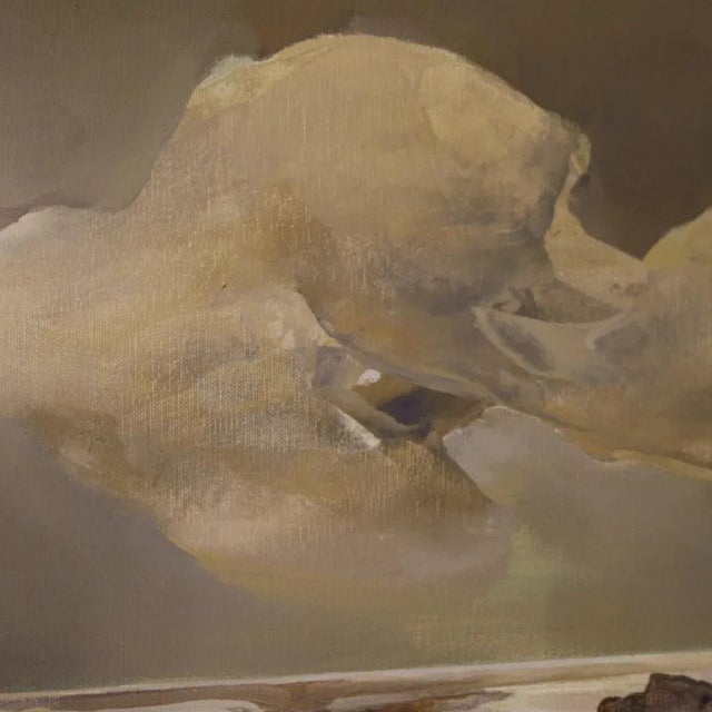 1980s Ferruccio Rosini, Italian Seascape, 1980, Oil on Canvas, Framed For Sale - Image 5 of 13