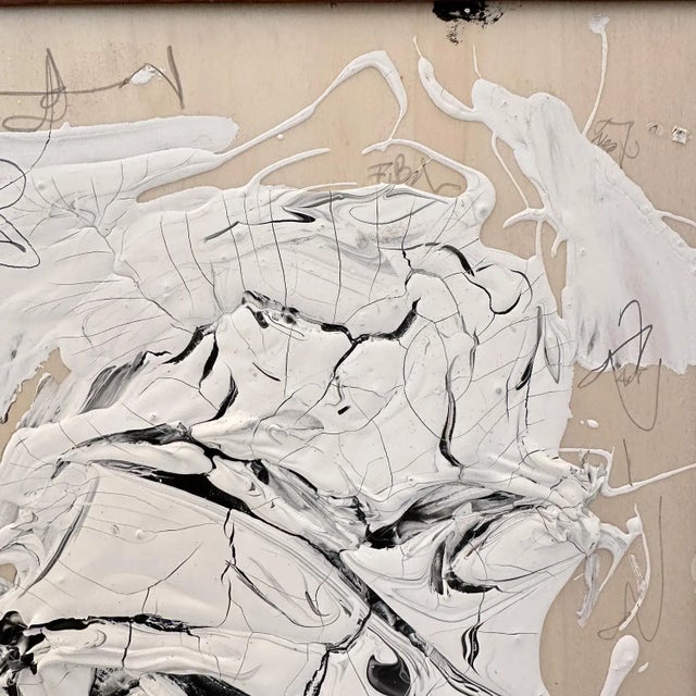 Felix Bachmann, Abstract Composition, 2020s, Mixed Media, Framed For Sale - Image 7 of 8