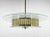 Glass Italian Chrome & Glass Ceiling Light, 1940s For Sale - Image 7 of 12
