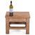 1960s French Brutalist Style Oak Stool, C. 1960 For Sale - Image 5 of 6