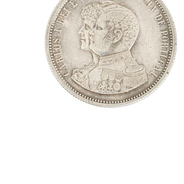 Vintage Portuguese Silver Coins and Medal, Set of 3 For Sale - Image 3 of 6