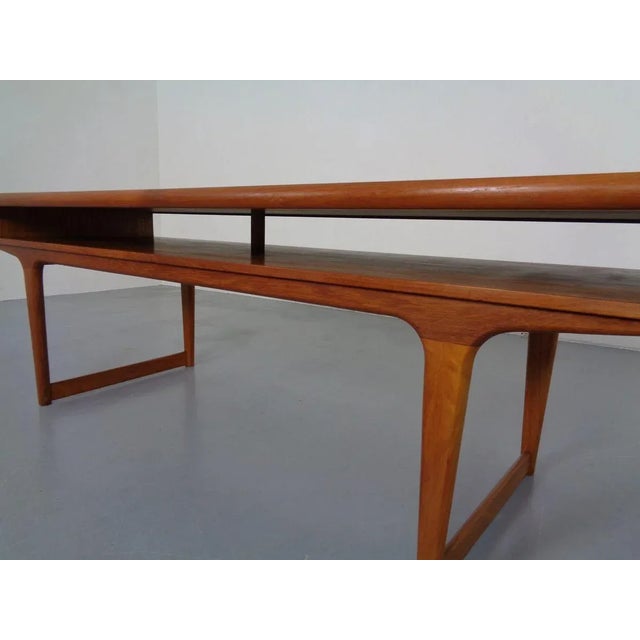 Large Danish Teak Coffee Table, 1960s For Sale - Image 13 of 18