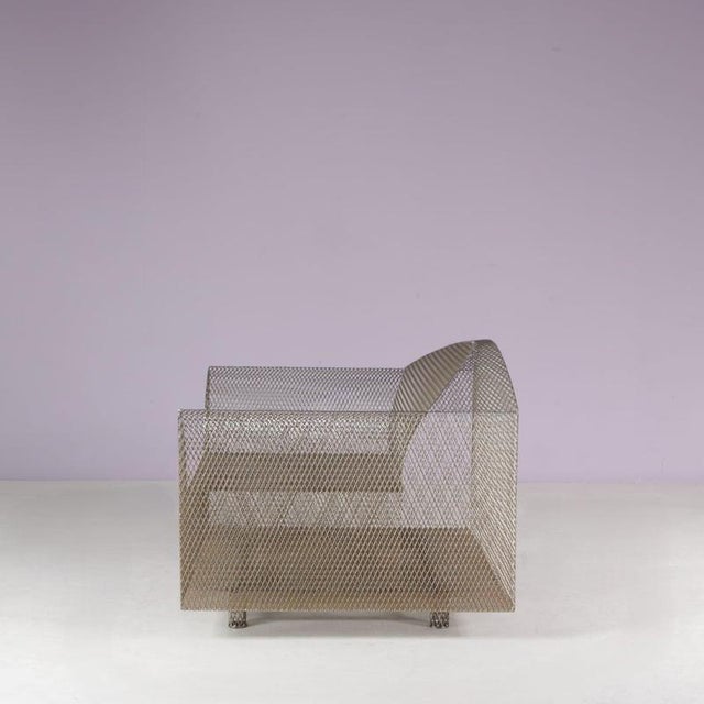 Metal How High the Moon Chair by Shiro Kuramata for Vitra Germany, 1980s For Sale - Image 7 of 18