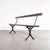 Vintage English Church Bench in Cast Metal, 1940s For Sale - Image 9 of 13