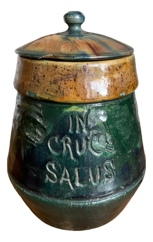Glazed Terracotta Tobacco Pot