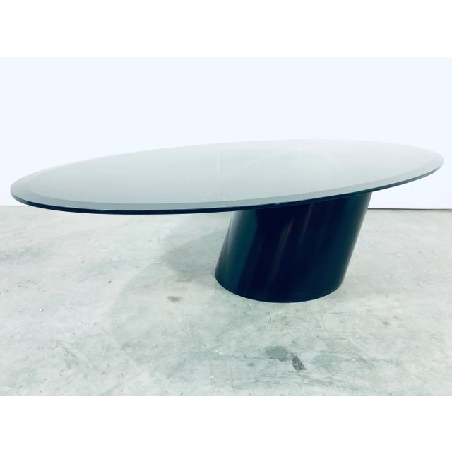 DIA - Design Institute America Design Institute of America Post Modern Cantilevered Coffee Table For Sale - Image 4 of 12