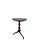 1990s Bombay Company Mahogany Flip Top Side Table Pedestal Stand Queen Ann Heart Shape For Sale - Image 14 of 14