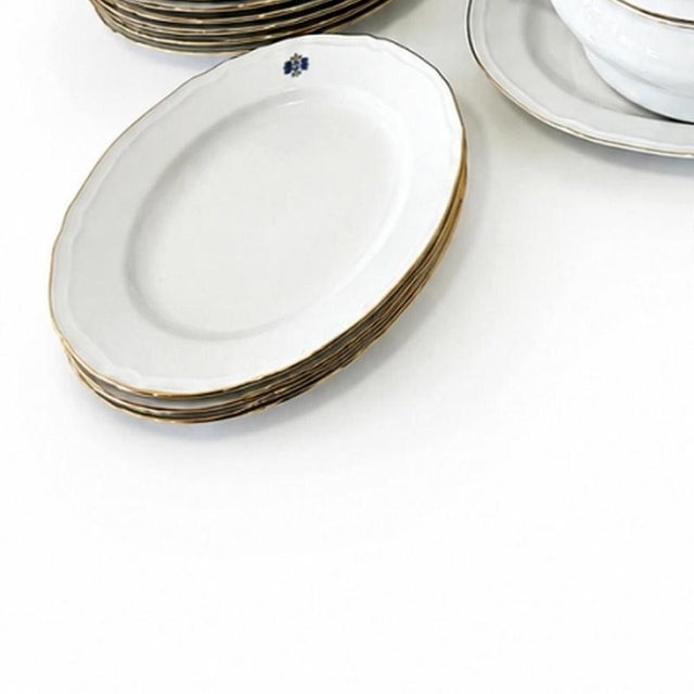 Porcelain Dinner Service from Royal Kent Fine Porcelain, Set of 31 For Sale - Image 3 of 6