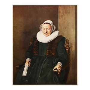 1954 After Frans Hals "Vrouw Bodolphe", Vintage Full-Color Print