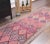 1970s Vintage Turkish Hand-Knotted Wool Cotton Pink Runner Rug For Sale - Image 4 of 10