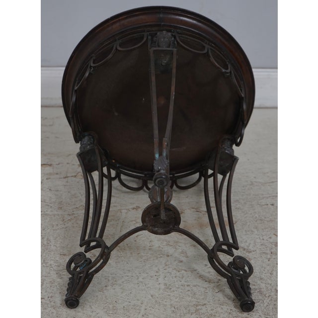 Maitland Smith Attributed Neoclassical Bronze Lamp Table For Sale - Image 14 of 14