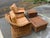20th Century Kreiss Pair of Wicker Chairs and Ottomans For Sale In New York - Image 6 of 11