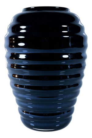 Bee Hive Opaline Onyx Vase from Cambridge Glass, 1970s