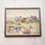 20th Century French Laundry Day Painting captures a charming countryside scene with soft, sun-washed color and loose,...