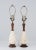 Alabaster Mid Century Marble Walnut Lamps Italy - a Pair For Sale - Image 8 of 13