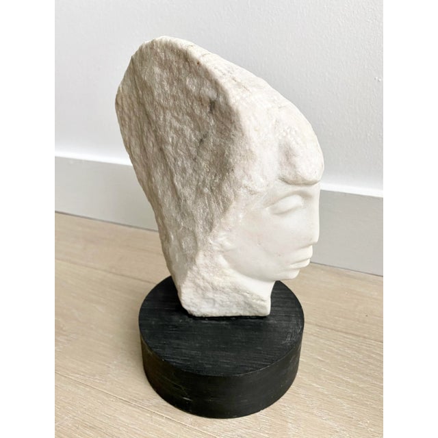 1980s 1983 Eugene Gauss Embracing Faces Abstract Marble Sculpture For Sale - Image 5 of 7