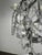 French (4) Light Rock Crystal Beaded Chandelier C. 1930's For Sale In Los Angeles - Image 6 of 11