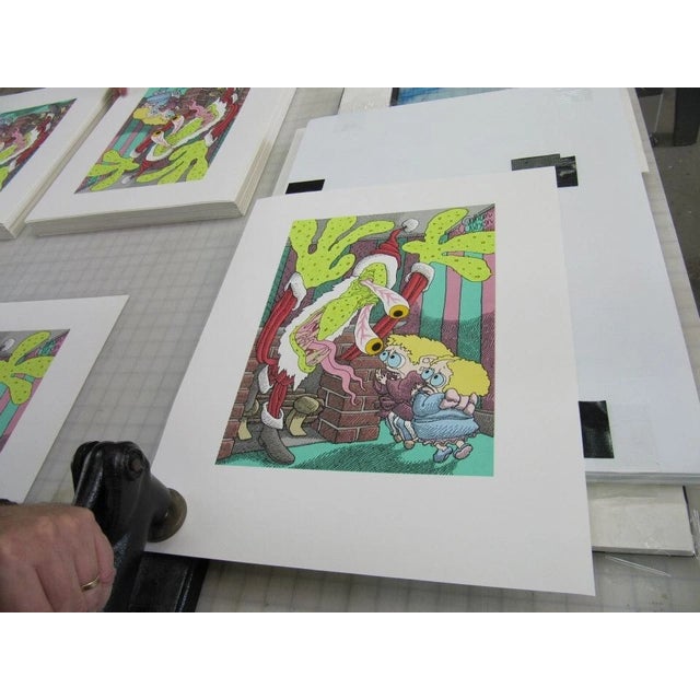 Contemporary Gahan Wilson, "Oops Sorry Wrong Planet" Originally in Playboy Magazine, Signed and Numbered Limited Edition Serigraph (Hand Printed Silkscreen), 1991 For Sale - Image 3 of 6