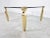 Brass and Glass Coffee Table, 1970s For Sale - Image 6 of 9