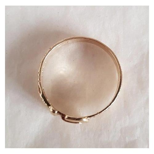 Gold Vintage 9ct Yellow Gold Buckle Ring, 1982 For Sale - Image 8 of 18