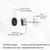 A Pair of Moody Blue Sapphire 4.8 Ct Oval Stud Earrings in 925 Silver - Minimalist Luxe For Sale - Image 11 of 13