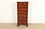 An exceptional Chippendale or Georgian style eight-drawer highboy dresser, lingerie chest, or semainier By Henkel Harris...