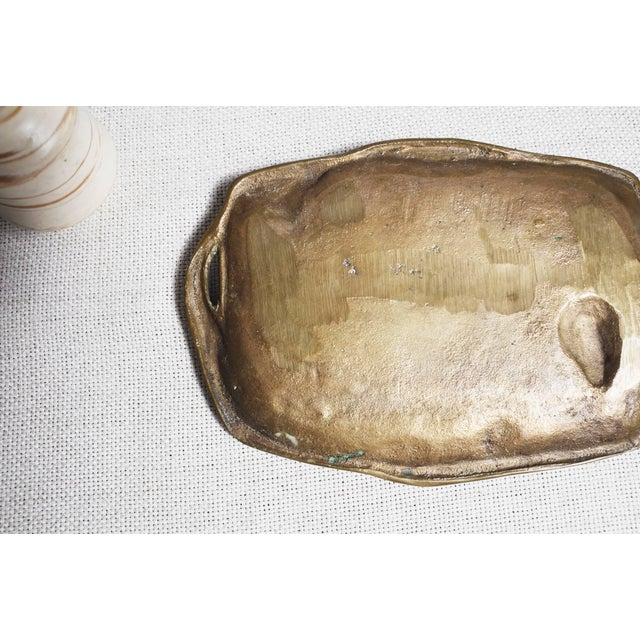 Antique Art Nouveau Bronze Tray by A. Bouny, 1890s For Sale - Image 10 of 11