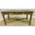 Wood Mid Century Fleur De Lis Console, Marble, Serge Roche Style For Sale - Image 7 of 13