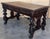 19th Century Spanish Two Faces Baroque Style Oak Library Table or Desk For Sale In Miami - Image 6 of 18
