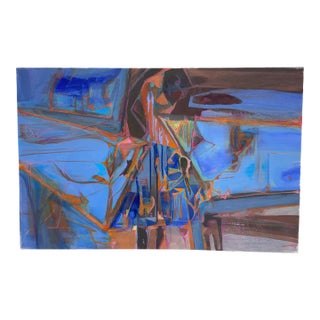 Abstract Acrylic on Canvas Painting, Circa 2011 For Sale