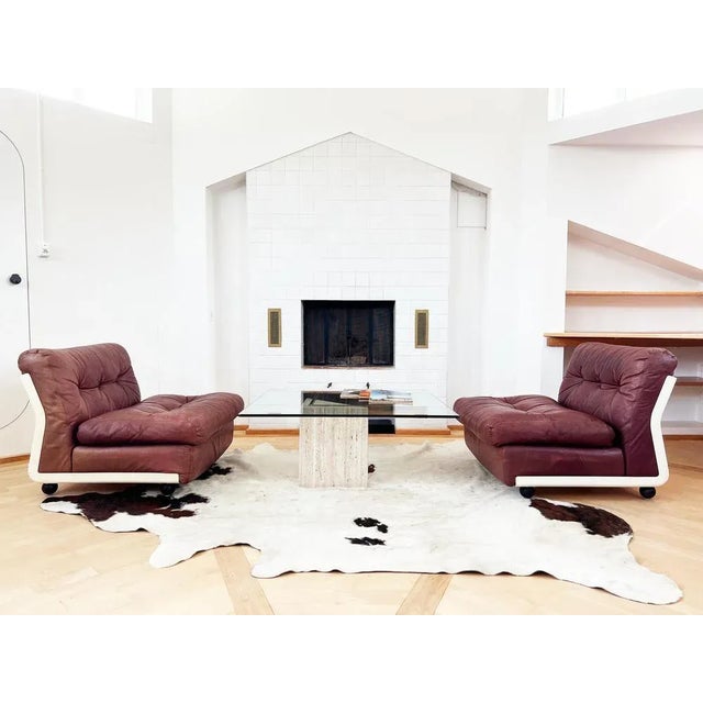 Vintage Travertine and Brass Artedi Glass Coffee Cocktail Table, 1970s For Sale - Image 11 of 13