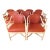 Set of 9 McGuire Rattan & Cane Club Chairs For Sale