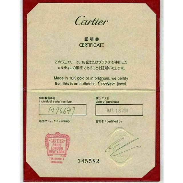 Mid 20th Century Cartier Rocking Horse 18k Two Tone Gold Charm Pendant W/Cert For Sale - Image 5 of 6