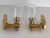 Vintage Italian Brass and Murano Glass Wall Sconces, 1990s, Set of 2 For Sale - Image 16 of 17