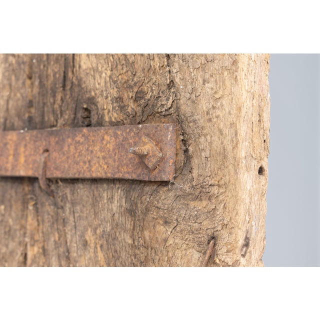 Brown Antique Oak Door, 1800 For Sale - Image 8 of 13