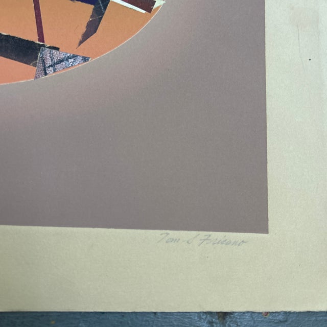 1970’s Original Abstract Lithograph “Concept and Direction” For Sale - Image 4 of 6
