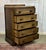 English Art Deco Style Oak Chest of Drawers, 1950s For Sale - Image 11 of 15