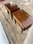 Mid-Century Modern 1950's Macassar / Burl Wood Pair of Nightstands For Sale - Image 11 of 12