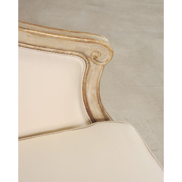 Dennis & Leen Neoclassical Style Italian Settee Cabriole Sofa For Sale - Image 11 of 17