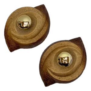 Brutalist Organic Shape Ceramic Wall Sconces, 1970s, Set of 2