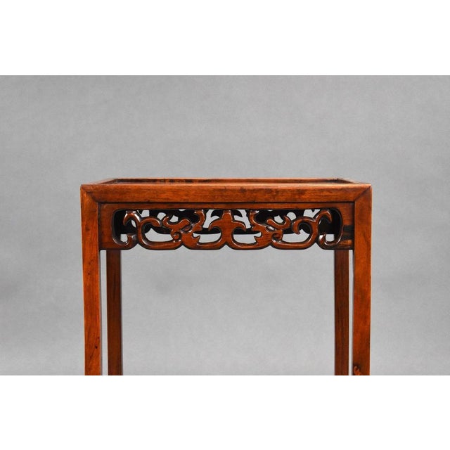Wood Chinese Hardwood Nesting Tables, 1890, Set of 4 For Sale - Image 7 of 15