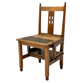 Art Deco Library Chair by Jac. Van Den Bosch, 1916 For Sale