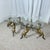Hollywood Regency Style Coffee Table with Patinated Brass Horses and Glass Top, 1970 For Sale - Image 4 of 18