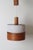 Wood Mid-Century Modern Teak, Chipboard and Wool Pendant Lamp, 1960s For Sale - Image 7 of 10