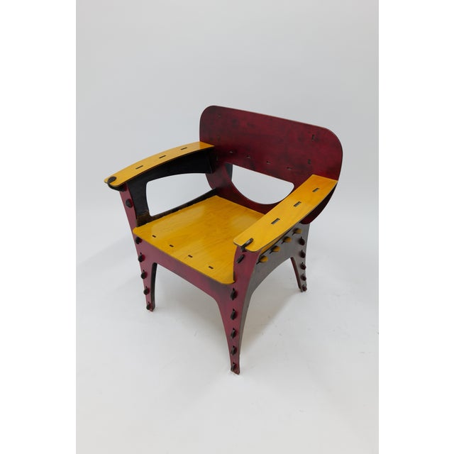 David Kawecki Late 20th Century Puzzle Chair by David Kawecki For Sale - Image 4 of 13