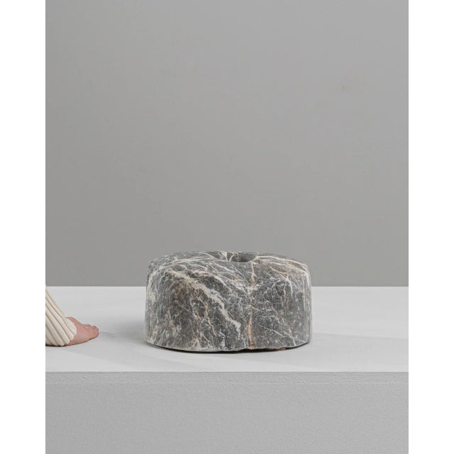 Rustic European 19th Century European Marble Mortar For Sale - Image 3 of 8