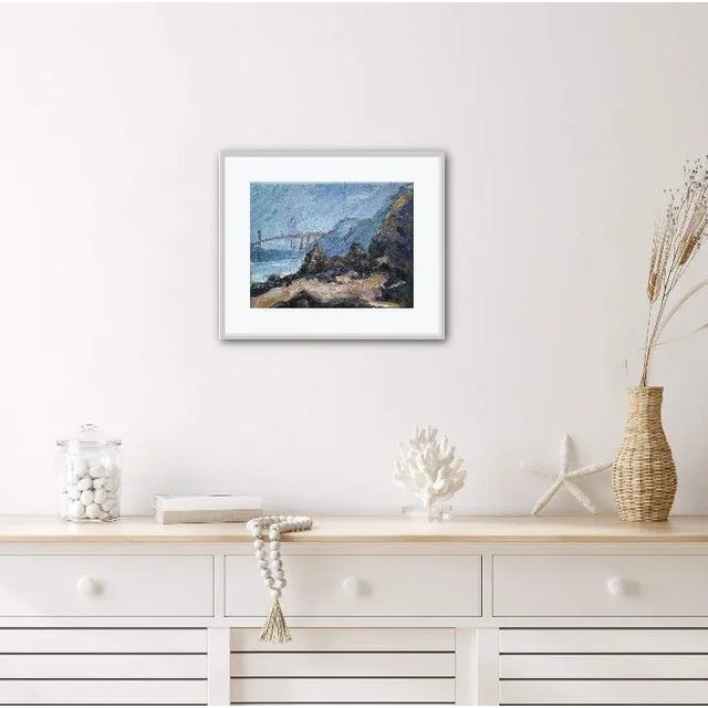 Golden Gate Bridge Modern Impressionist Oil Painting For Sale - Image 11 of 12