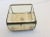 Metal Crystal Box With Antique Textile For Sale - Image 7 of 7