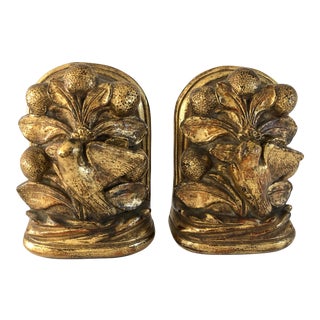 Italian Style Florentine Bird Bookends by Borghese - a Pair For Sale